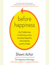 Cover image for Before Happiness